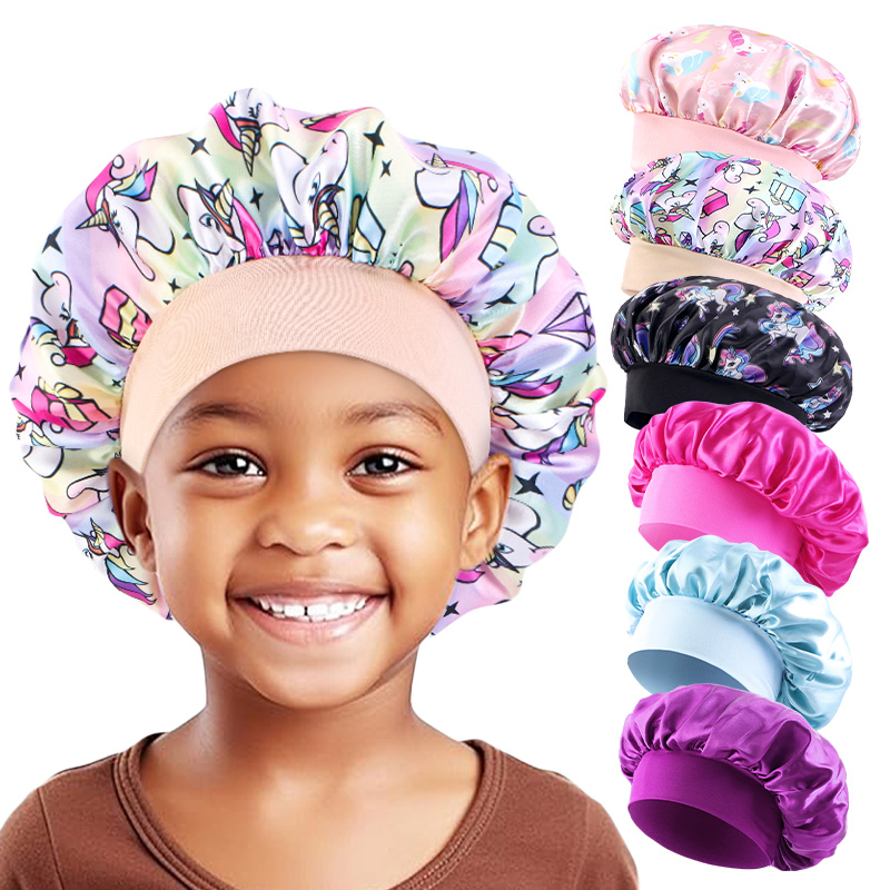 Hair Care For 5 Year Old Girl - 6 개/몫 어린이 보닛 귀여운 와이드