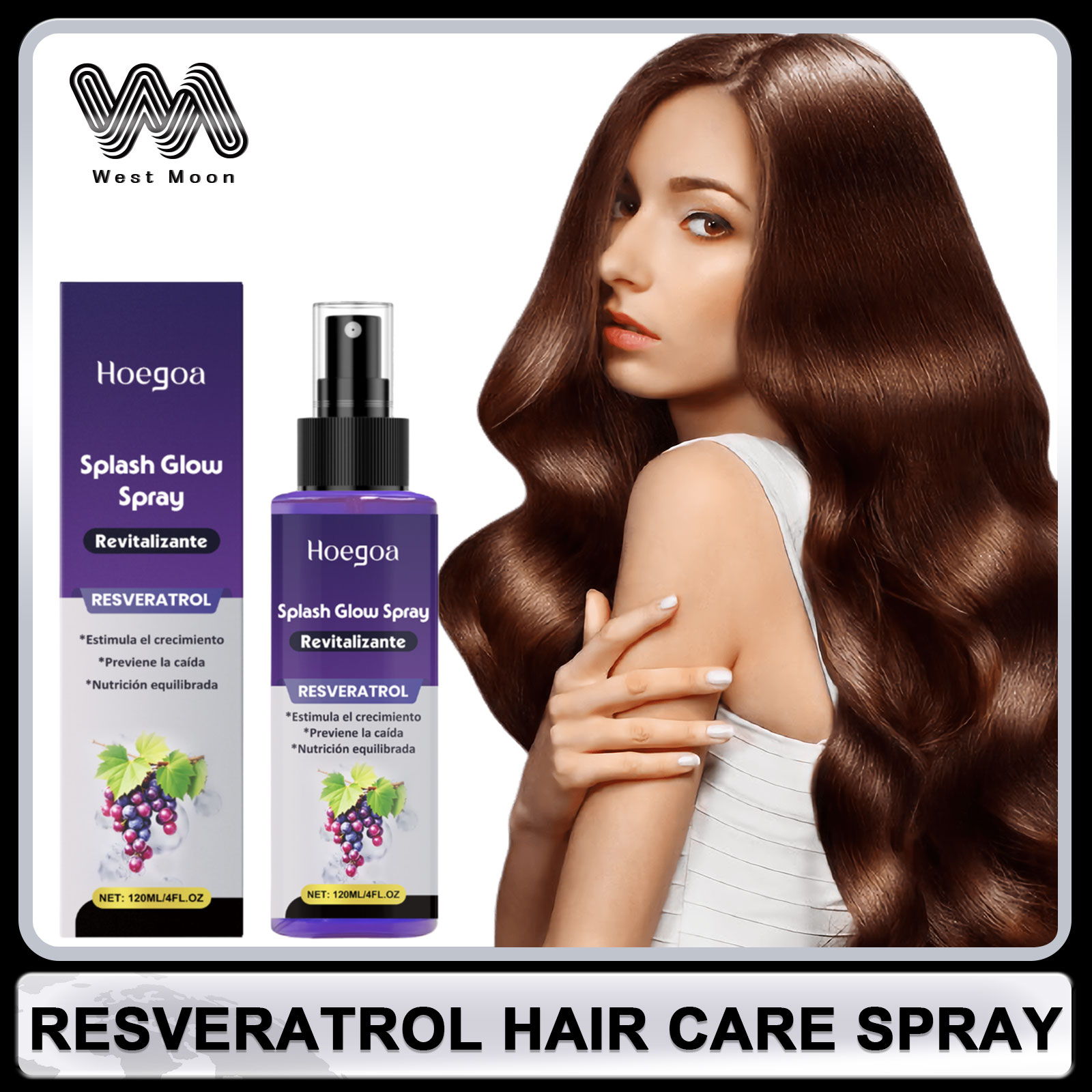 Hair Care For Hair Loss - 레스베라트롤 헤어 케어 스프레이 안티 대머리