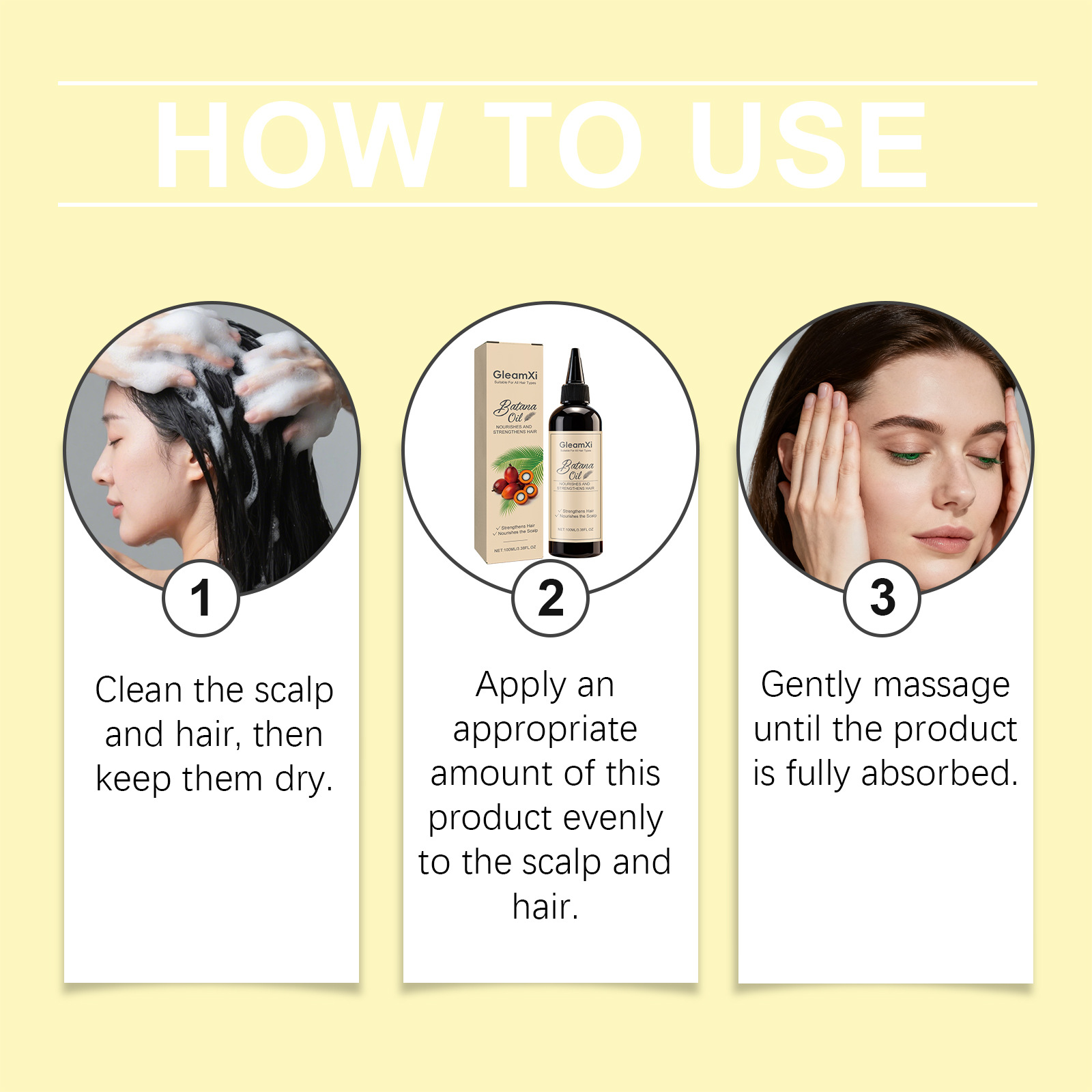 Hair Care For Hair Loss - 바타나 헤어 에센셜 오일 모발 뿌리