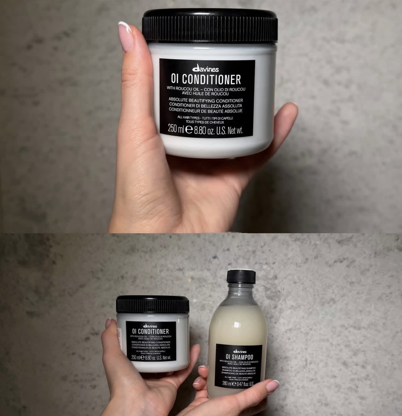 다비네스 OI 헤어 샴푸 컨디셔너 시리즈 세트 헤어 케 - Hair Care Routine 리뷰 및 가격