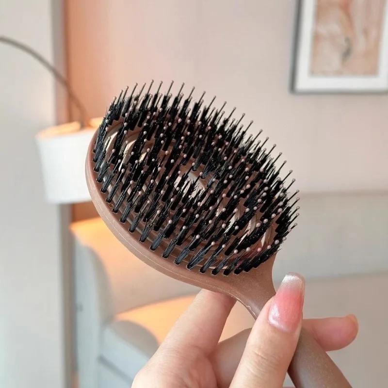 1개입 멧돼지털 라운드 엉킴풀이 헤어 브러쉬, 볼륨 및 - Hair Care Routine 리뷰 및 가격
