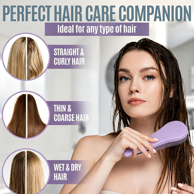 밀짚 두피 마사지 브러쉬 세트 헤어 스크러버 엉킴 방지 - Hair Care Kit 리뷰 및 가격
