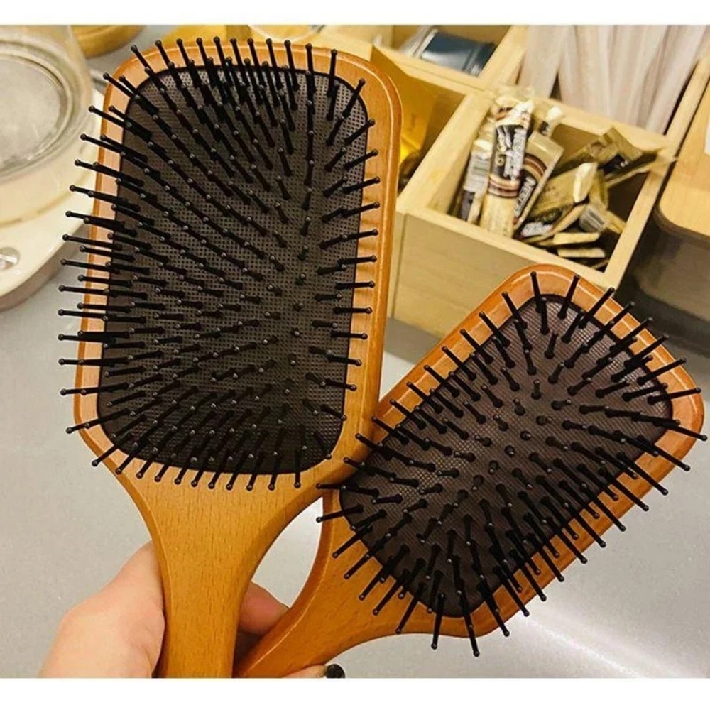 여성용 곱슬머리 두피 케어 마사지 빗 나무 에어백 헤어 - Hair Care For Hair Loss 리뷰 및 가격