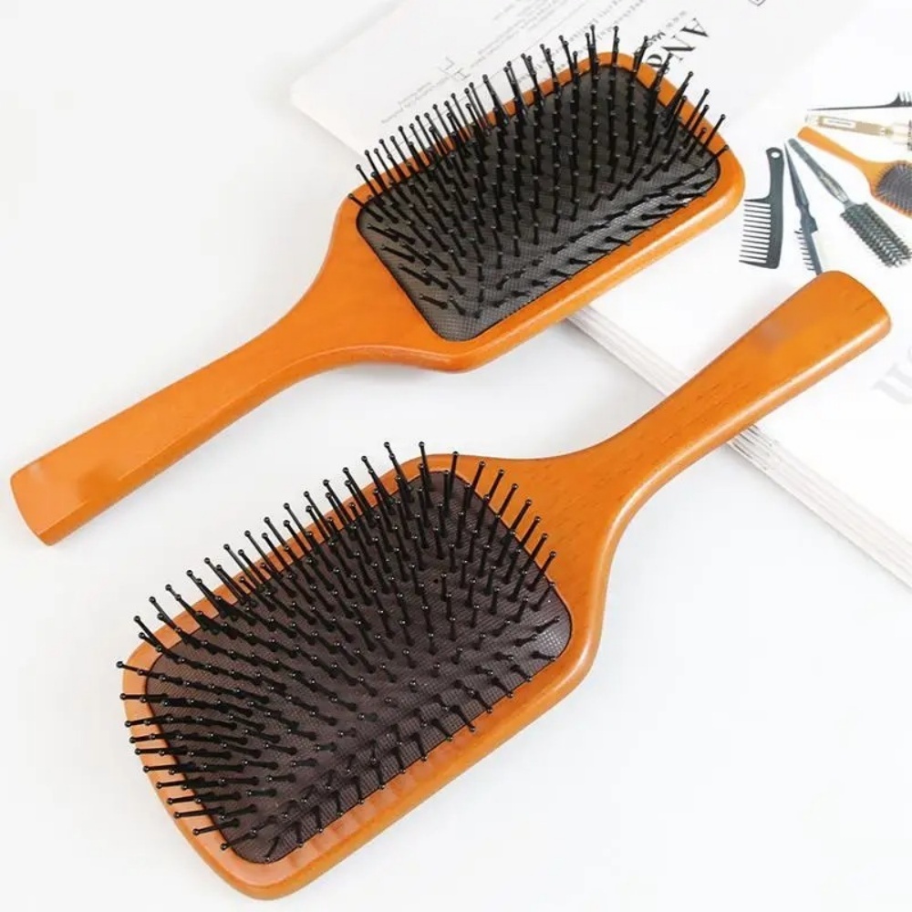 여성용 곱슬머리 두피 케어 마사지 빗 나무 에어백 헤어 - Hair Care For Hair Loss 리뷰 및 가격