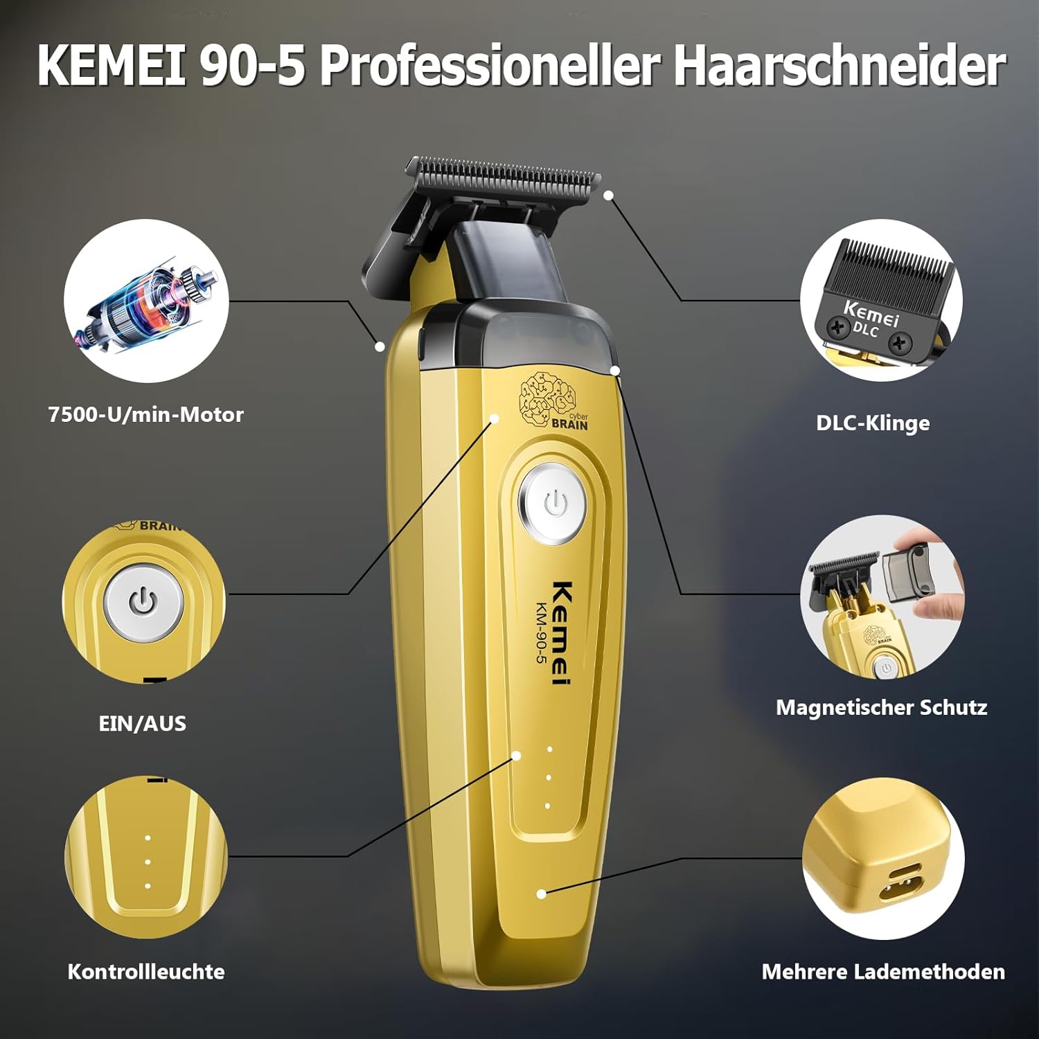 KEMEI 남성용 헤어 트리머, 무선 전문가용 헤어 클 - Hair Care Kit 리뷰 및 가격
