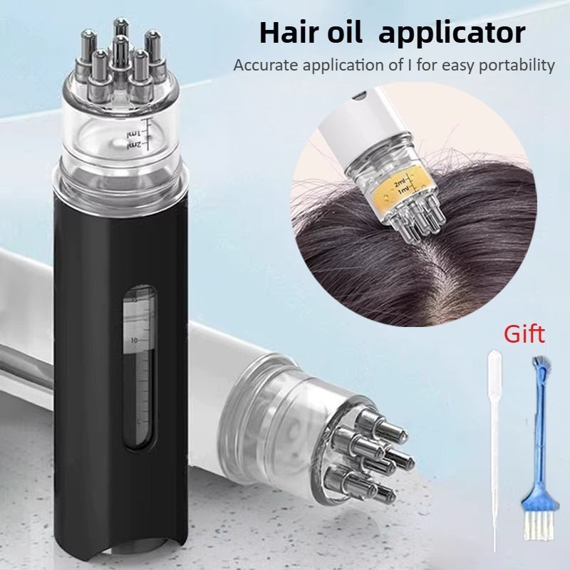 헤어 오일 도포기 두피 마사지 빗, 액체 주입 미니 빗 - Hair Care For Hair Loss 리뷰 및 가격