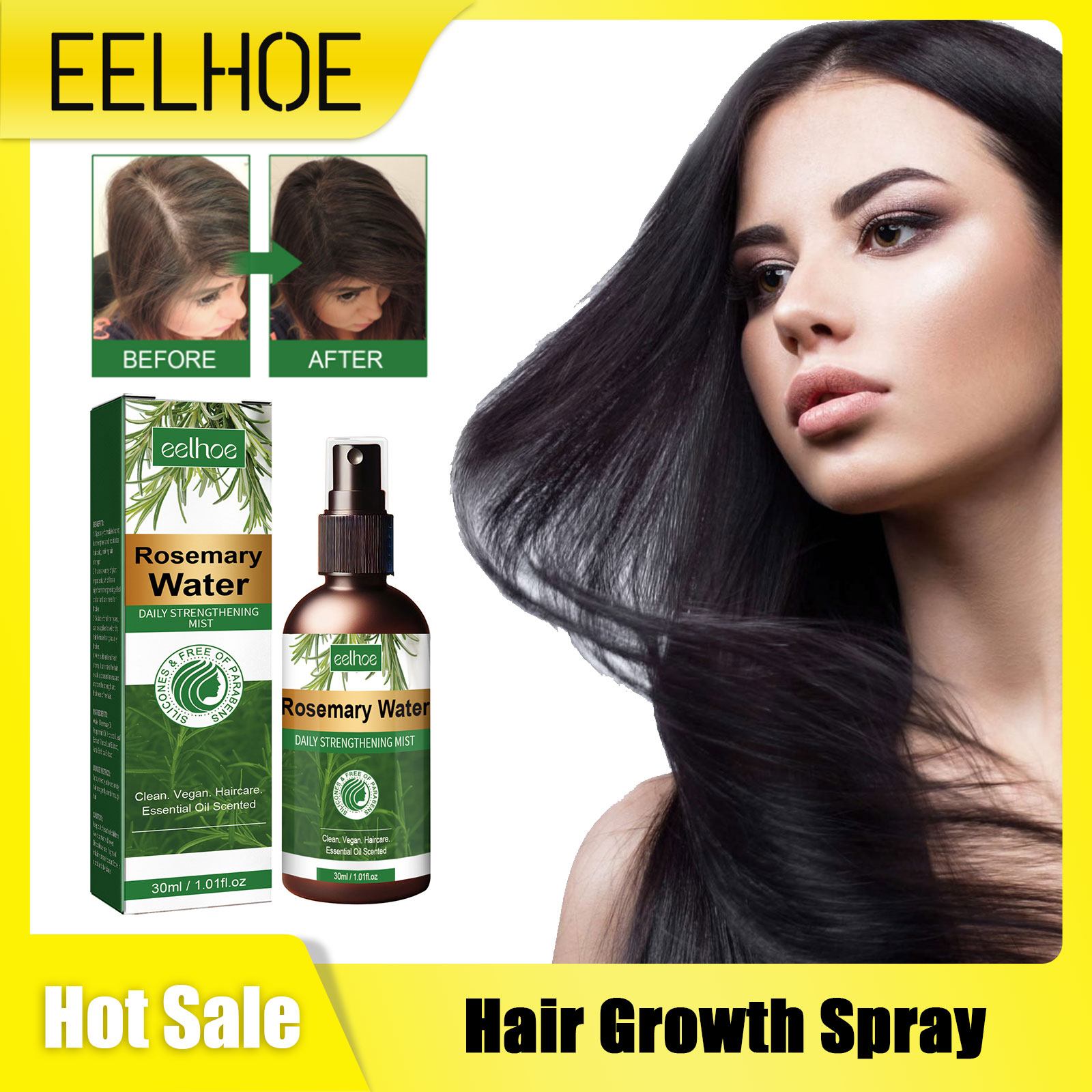 모발 영양 두피 치료용 로즈마리 스프레이, 탈모 케어  - Hair Care For Hair Loss 리뷰 및 가격