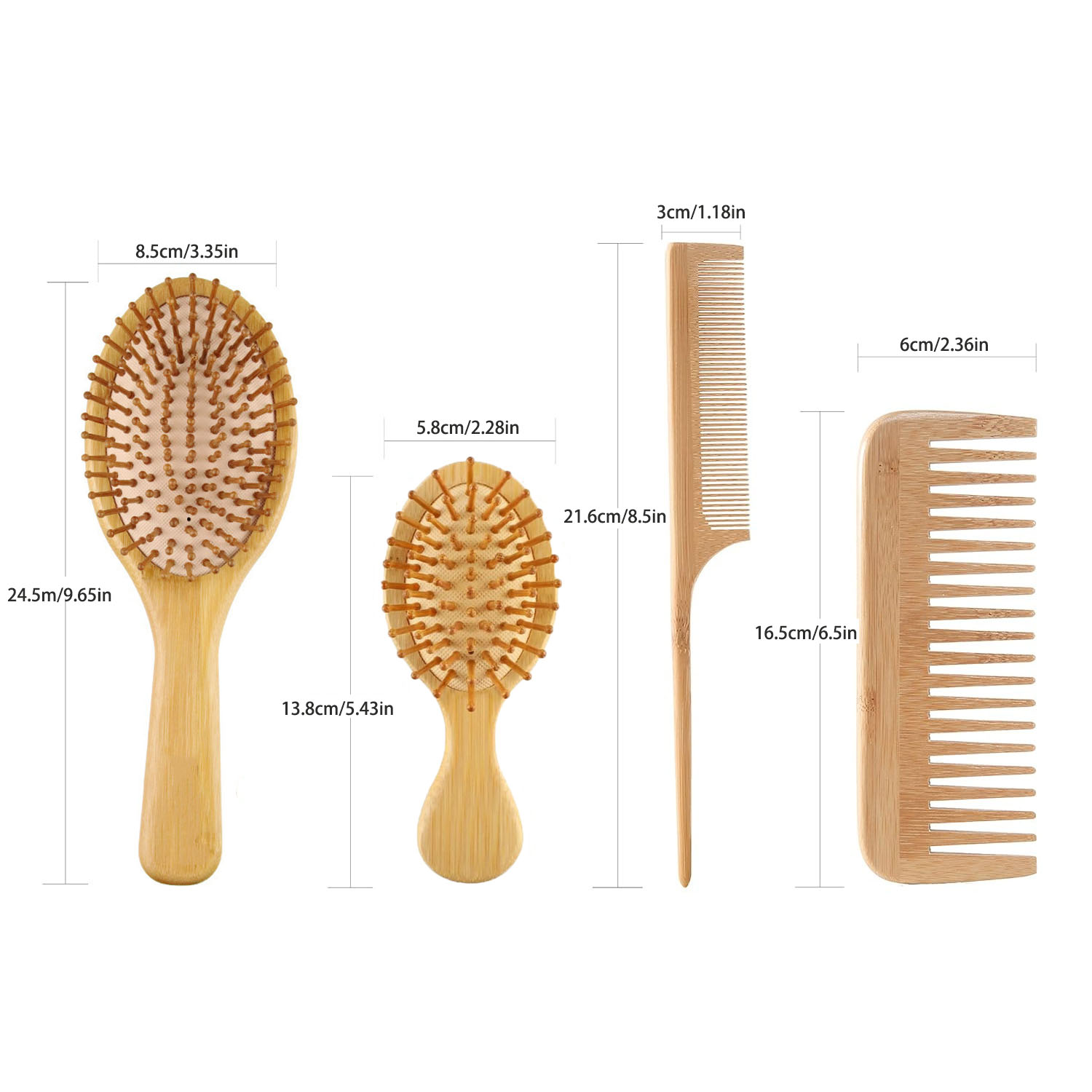 여성 남성용 대나무 헤어 브러쉬 빗 세트, 나무 와이드 - Hair Care For Men 리뷰 및 가격